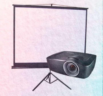 projector screen on rent in pune ( Size 4X6 Feet )